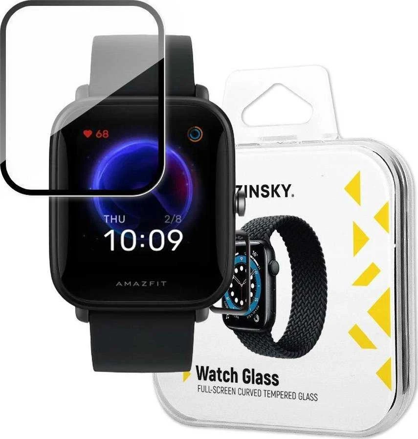 Wozinsky Hybrid apsauginis stiklas skirtas Amazfit Bip U juoda