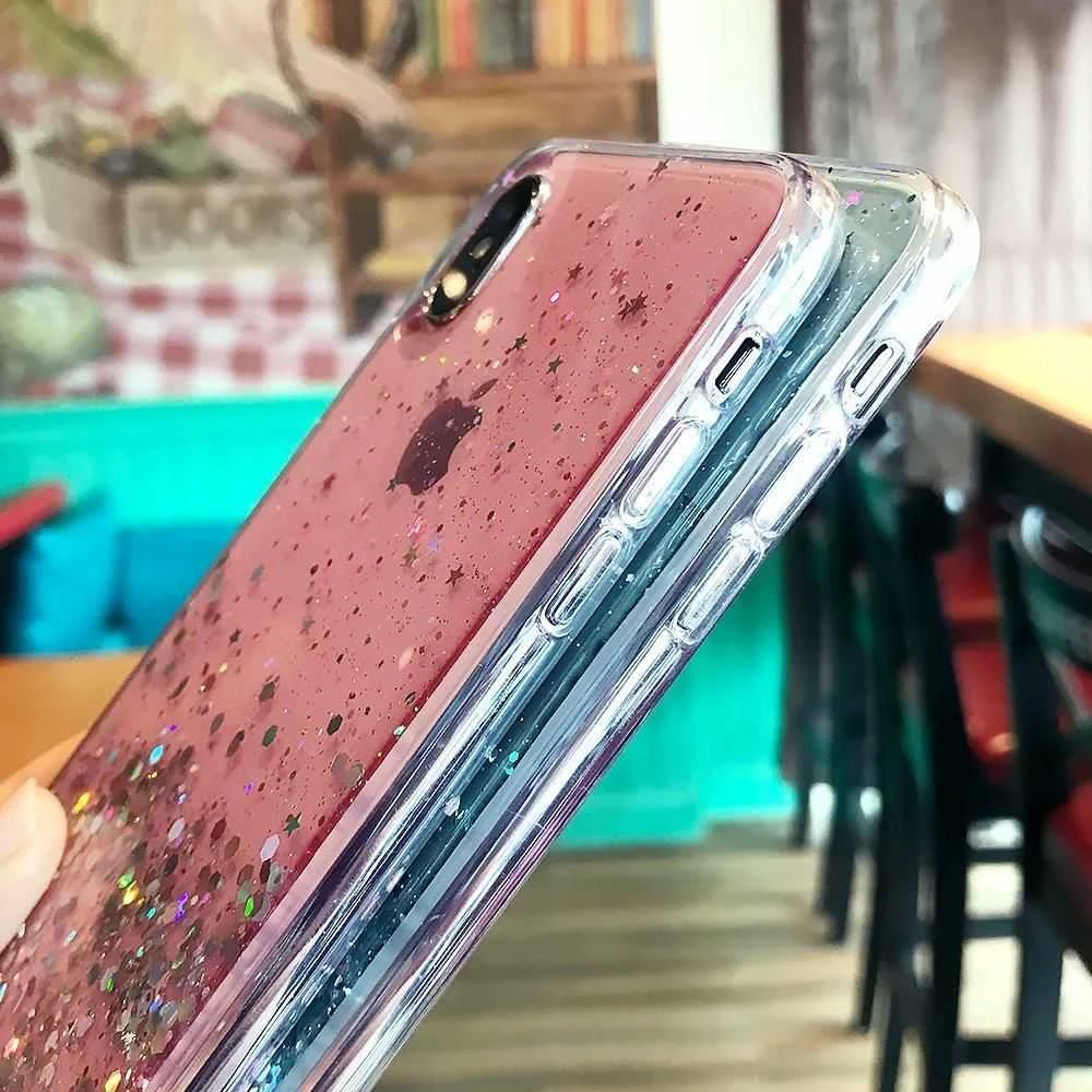 Wozinsky Star Glitter Shining dėklas skirtas iPhone 12 mini, juodas