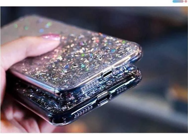 Wozinsky Star Glitter Shining dėklas skirtas iPhone 12 mini, juodas