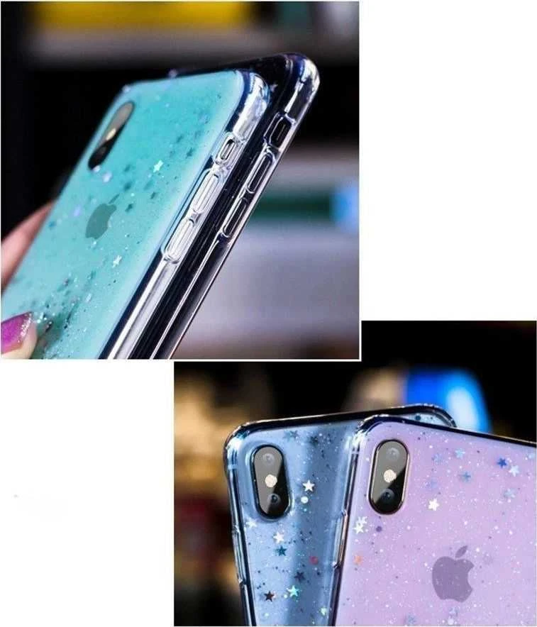 Wozinsky Star Glitter Shining dėklas skirtas iPhone 12 mini, juodas