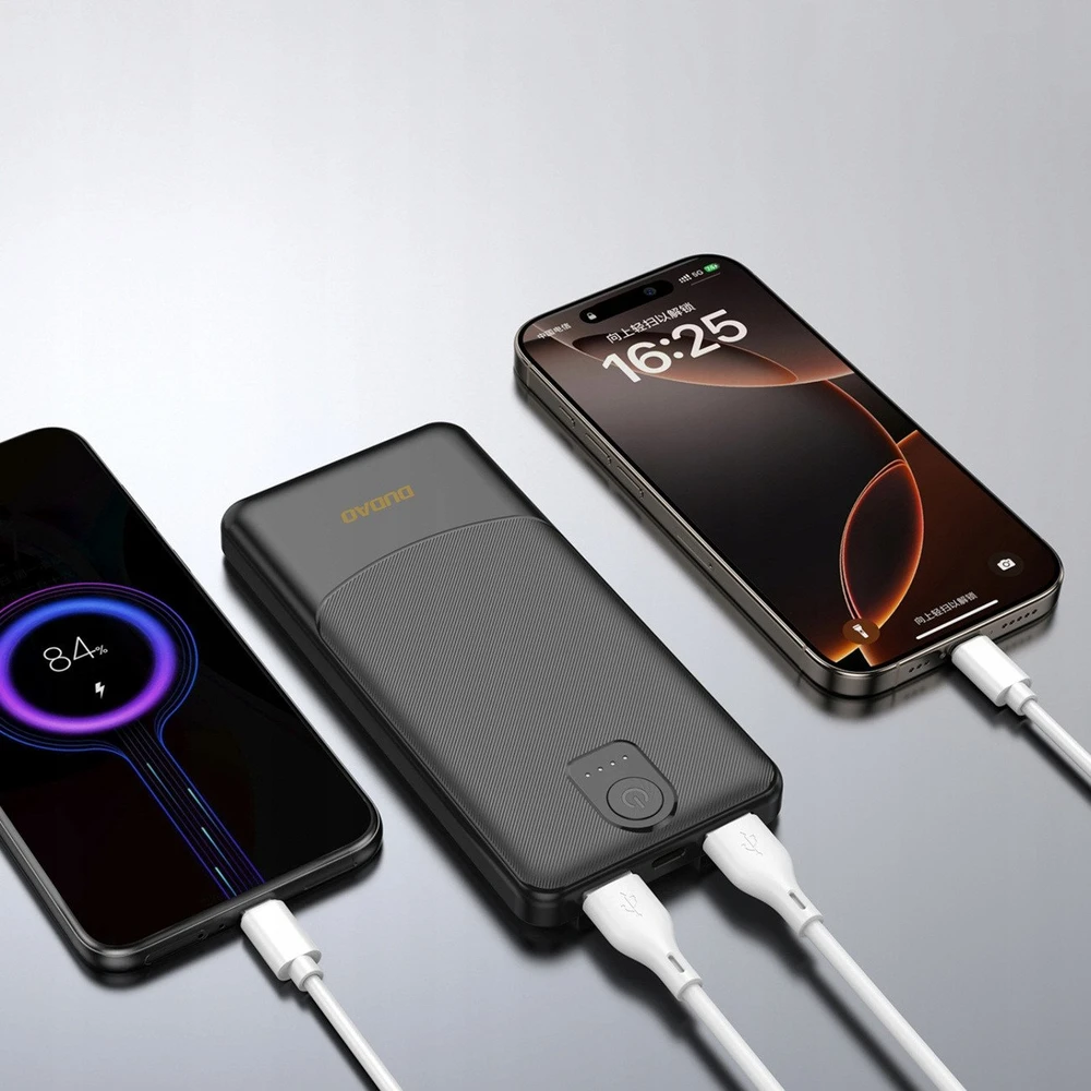 Wozinsky Wpower WPBBK-2 10000mAh Power Bank – juodos spalvos