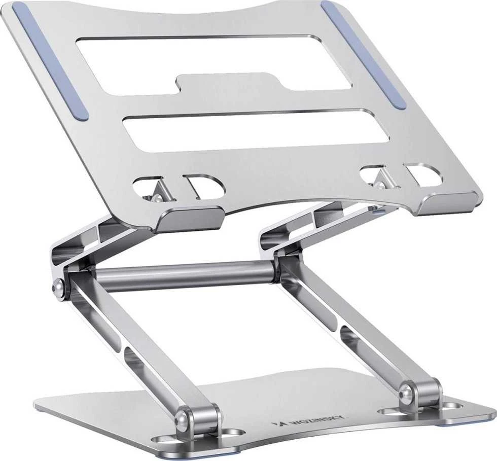 Wozinsky WRS-CPY75DSS aluminum nešiojamo kompiuterio stovas – sidabro spalvos