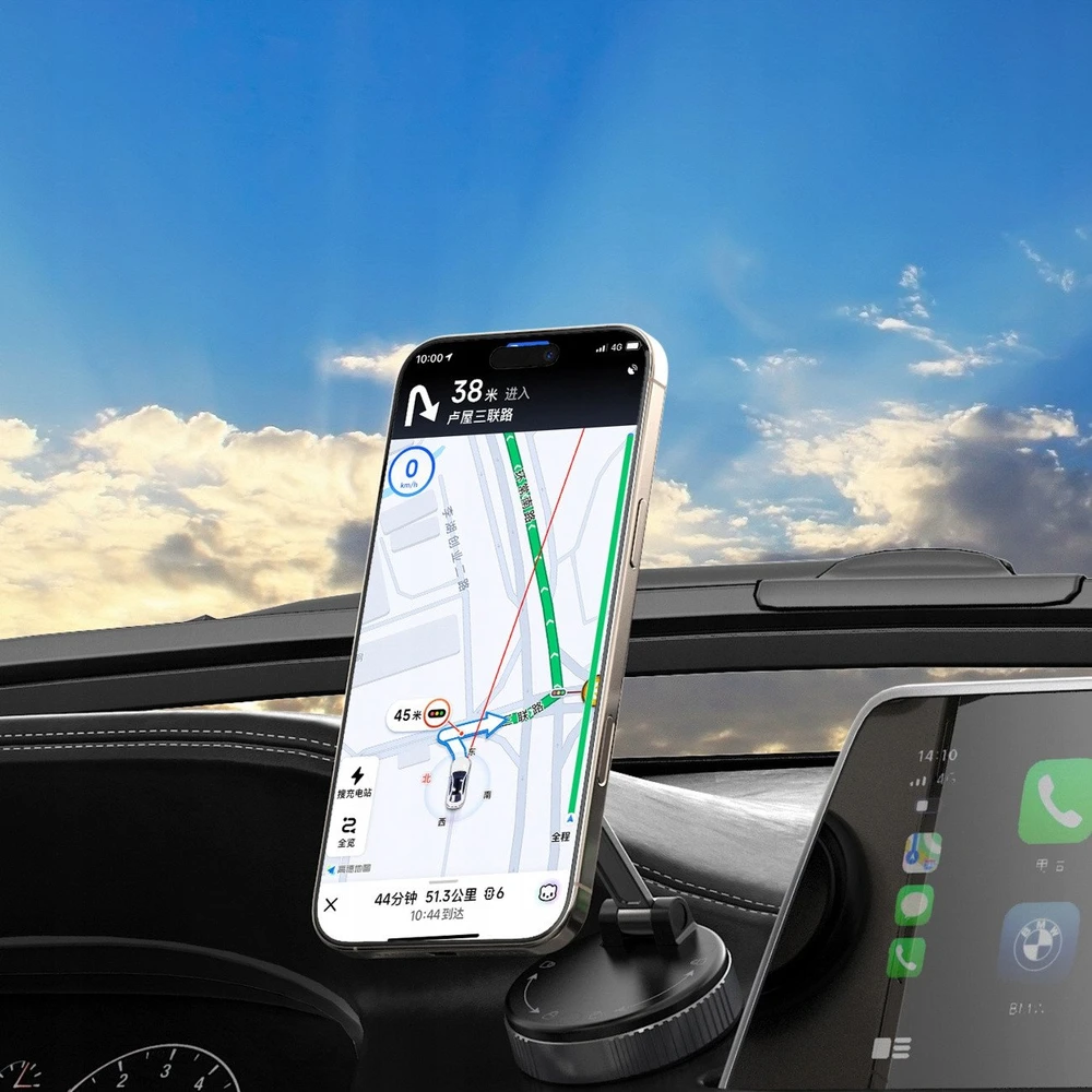 Automobilinis laikiklis Wozinsky WUSM-01 magnetinis pilkos spalvos