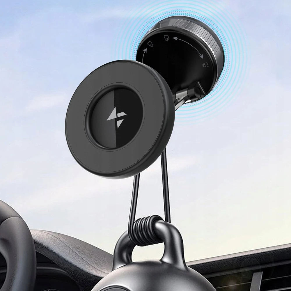 Automobilinis laikiklis Wozinsky WUSM-01 magnetinis pilkos spalvos