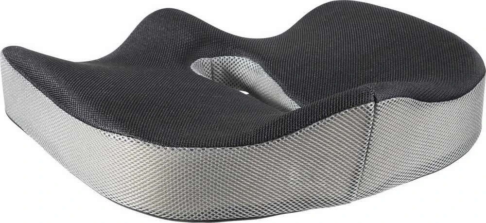 WP Ortopedinė pagalvė, slėgiui atsparus plastikinis antgalis, ergonomiška, juoda, Powerton