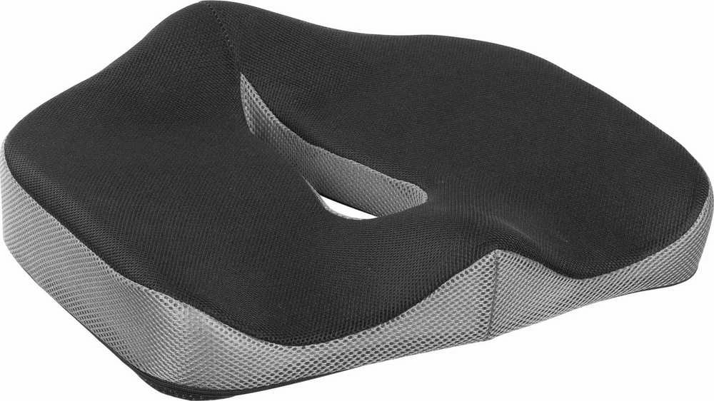 WP Ortopedinė pagalvė, slėgiui atsparus plastikinis antgalis, ergonomiška, juoda, Powerton