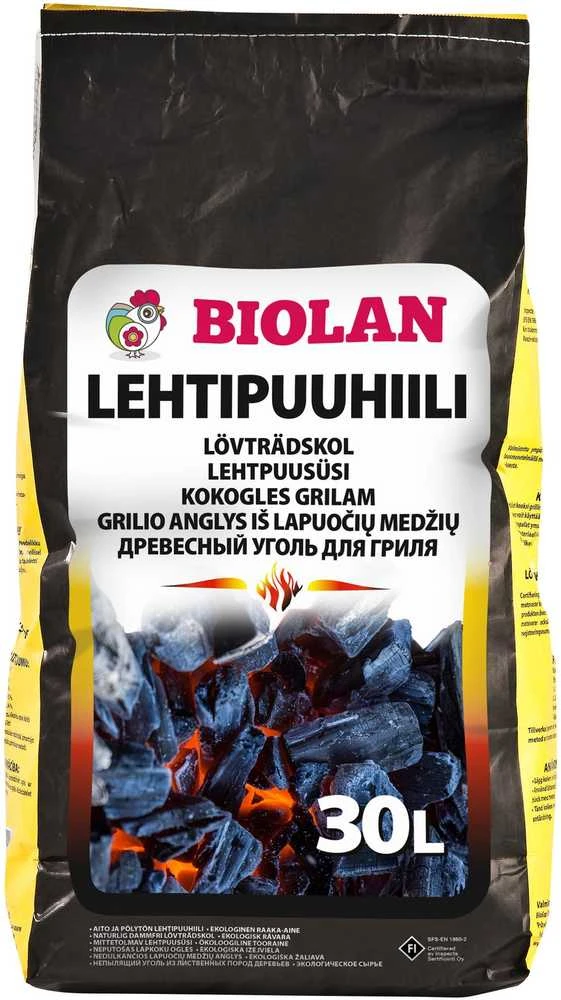 Kepsninės anglys Biolan, 30 l