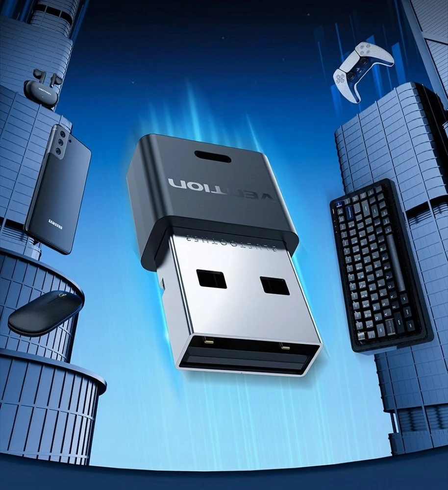 Adapteris Vention USB Bluetooth 5.3
