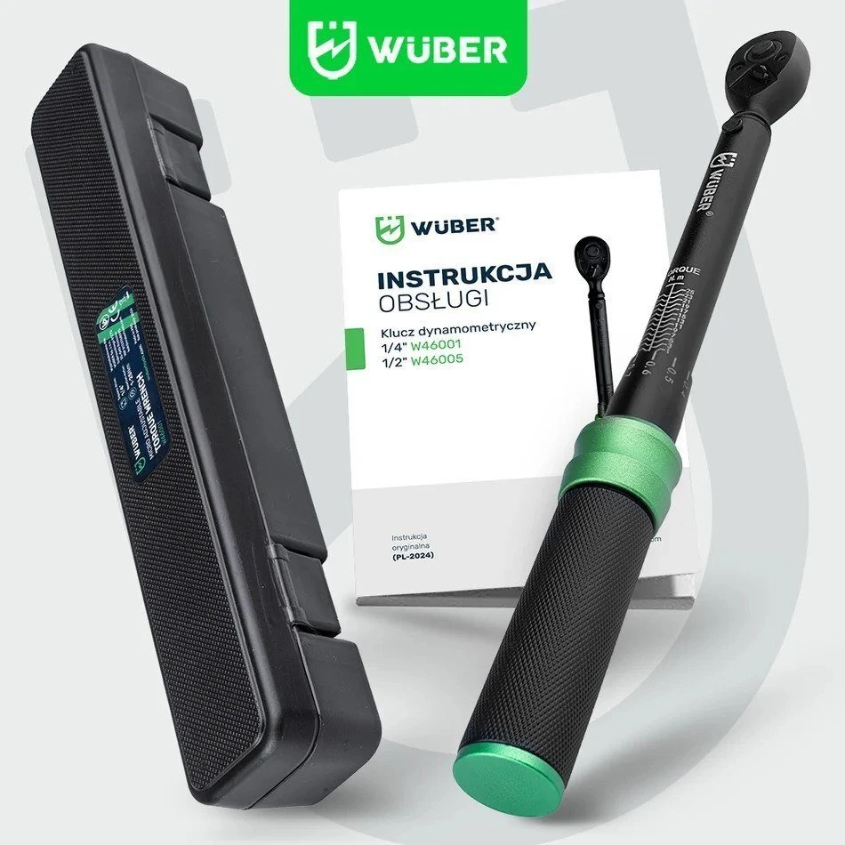Torque wrench 1/4" 1–25 Nm WUBER