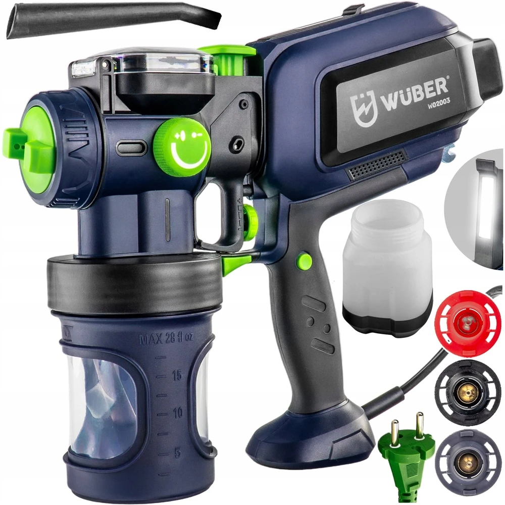 Elektrinis dažų purkštuvas Wuber W02003, 550 W