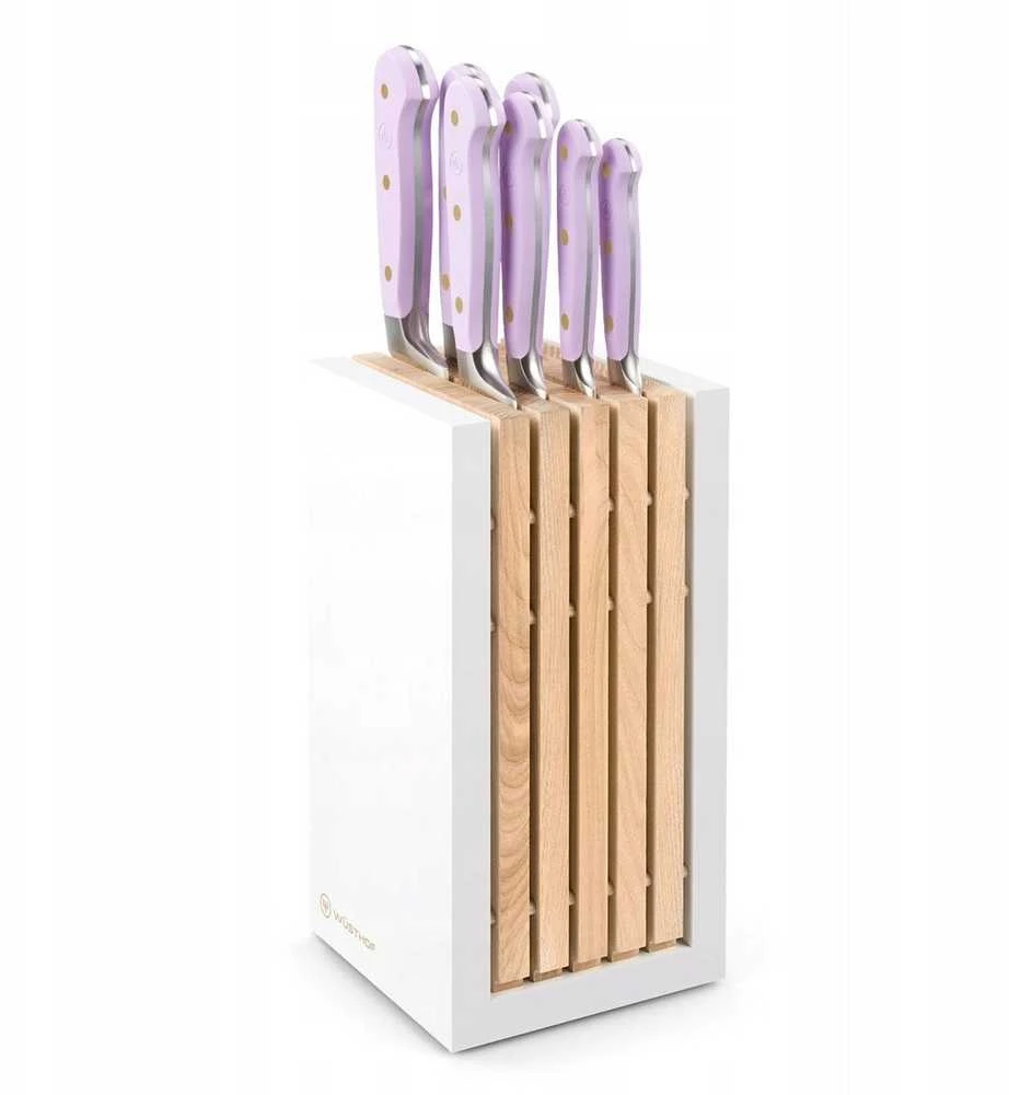Wusthof Peilis block with 7 knives, violetinė, Classic Colour
