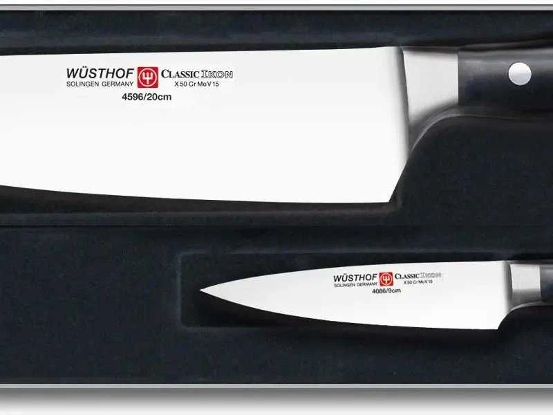 Wusthof Set: Chefs peilis, vegetable peilis, Classic Ikon