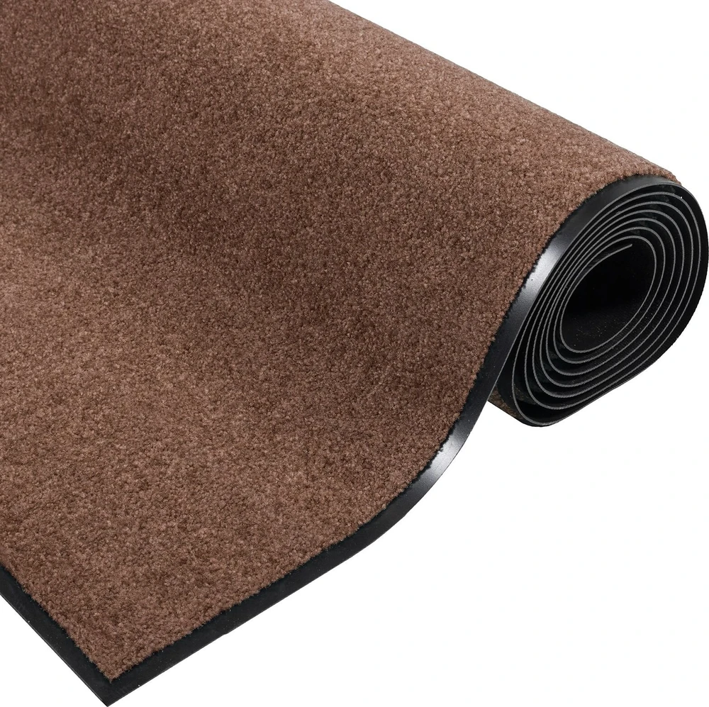 Durų kilimėlis Ruda ir juoda 60 x 180 cm 100% poliamidas