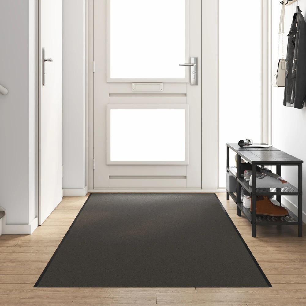 Durų kilimėlis Antracito ir juoda 120 x 350 cm 100% poliamidas