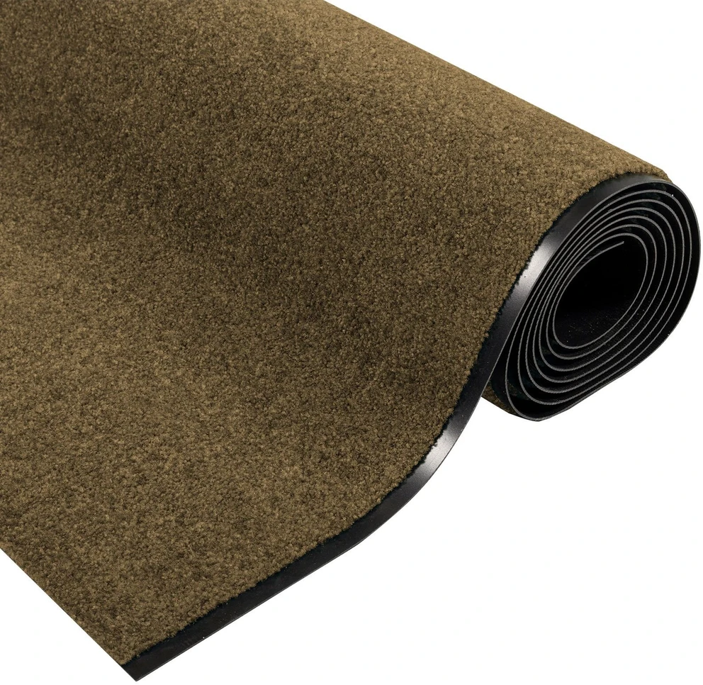 Durų kilimėlis Ruda ir juoda 120 x 350 cm 100% poliamidas