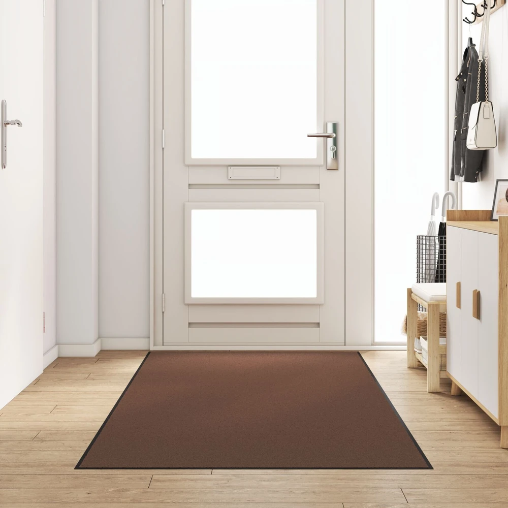 Durų kilimėlis Ruda ir juoda 120 x 300 cm 100% poliamidas
