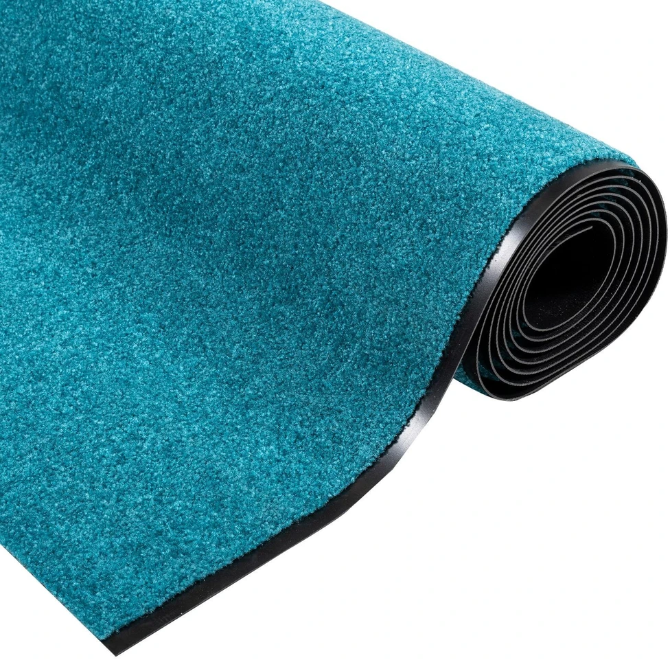 Durų kilimėlis Cianas ir Juodas 120 x 400 cm Poliamidas ir PVC