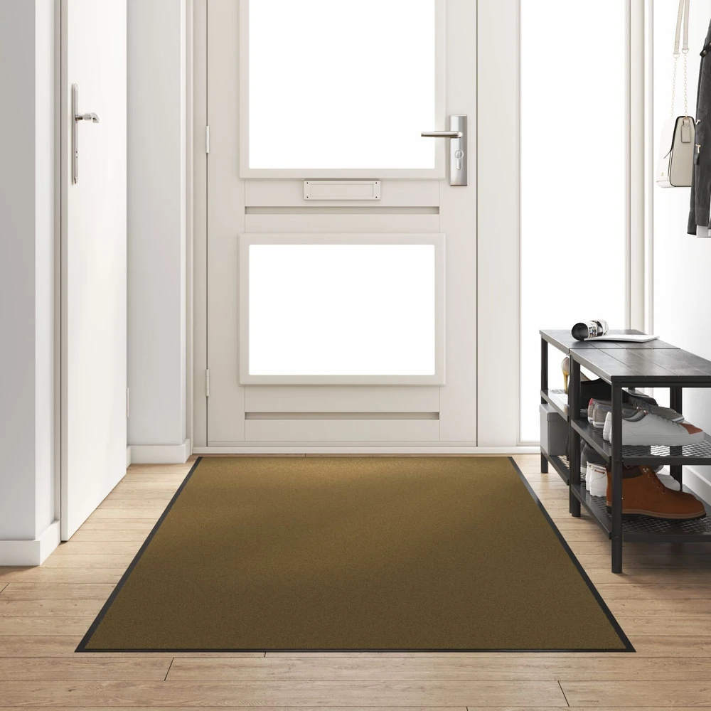 Durų kilimėlis Ruda ir juoda 120 x 250 cm 100% poliamidas