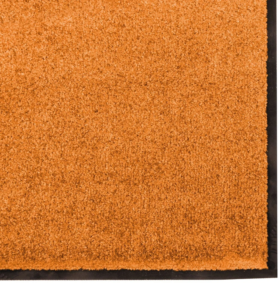 Durų kilimėlis Oranžinis ir Juodas 120 x 300 cm 100% poliamidas