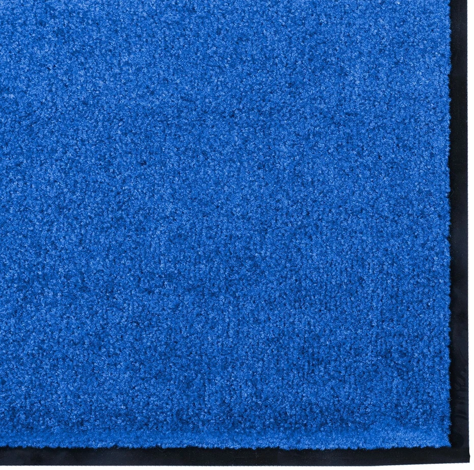 Durų kilimėlis Mėlyna ir juoda 120 x 300 cm 100% poliamidas