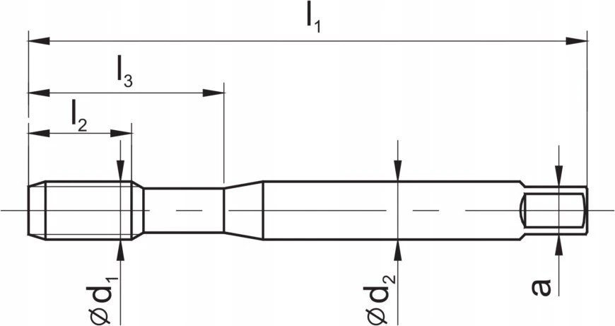 WYGNIATAK M 6 DIN-371C HSSE-PM WGN TIN BEZ ROWKOW