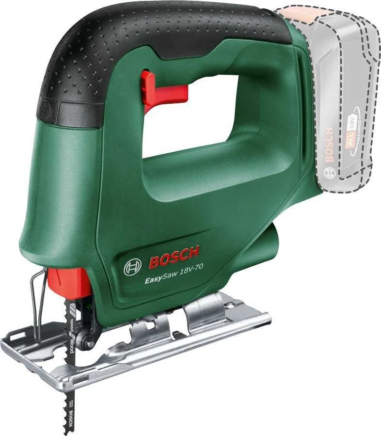 Bosch EasySaw 18 be akumuliatoriaus ir kroviklio Akum.siaurapjūklis