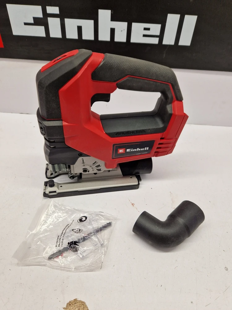 Akumuliatorinis siaurapjūklis Einhell TP-JS 18/135 Li BL Solo; 18 V (be akumuliatoriaus ir pakrovėjo)