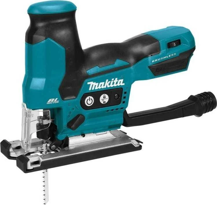 Makita DJV185Z Akumuliatorinis siaurapjūklis 18 V Li-ion, BL-motor, Cilindro formos rankena, Be akumuliatorių ir kroviklio!