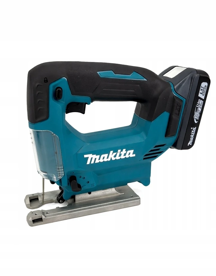 Akumuliatorinis siaurapjūklis 18 V, 65 mm, Makita [DJV186WVE] 2 x 2,0 Ah, LXT BASIC