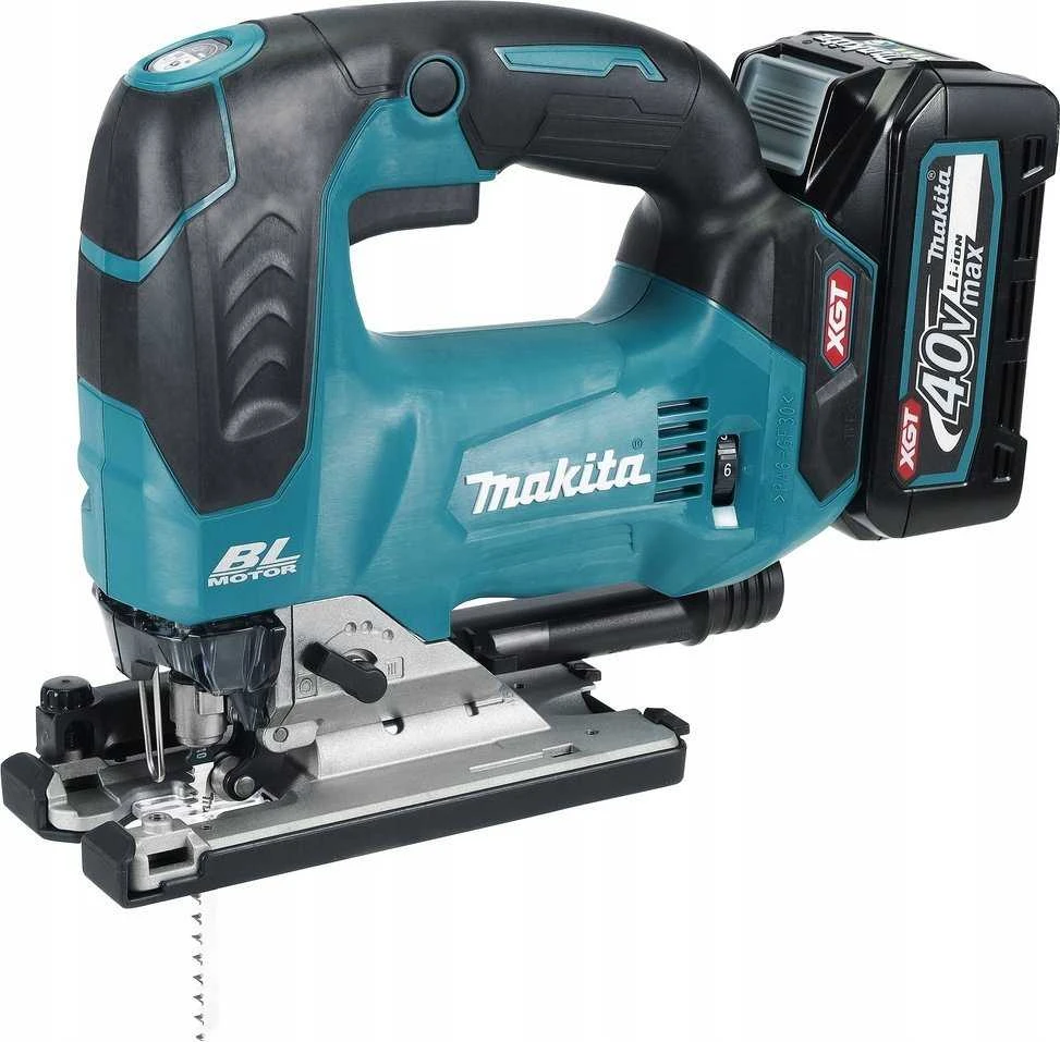 Makita JV002GZ Akumuliatorinis siaurapjūklis XGT 40V, bešepetėlinis variklis, 0-3500min¹, 26mm, "Z" versija - komplektuojamas be akumuliatoriaus ir kroviklio