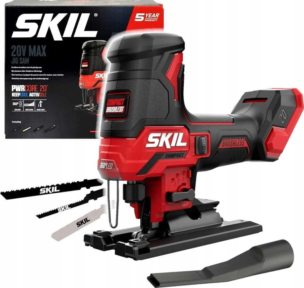 Skil 3440CA siaurapjūklis su priedais