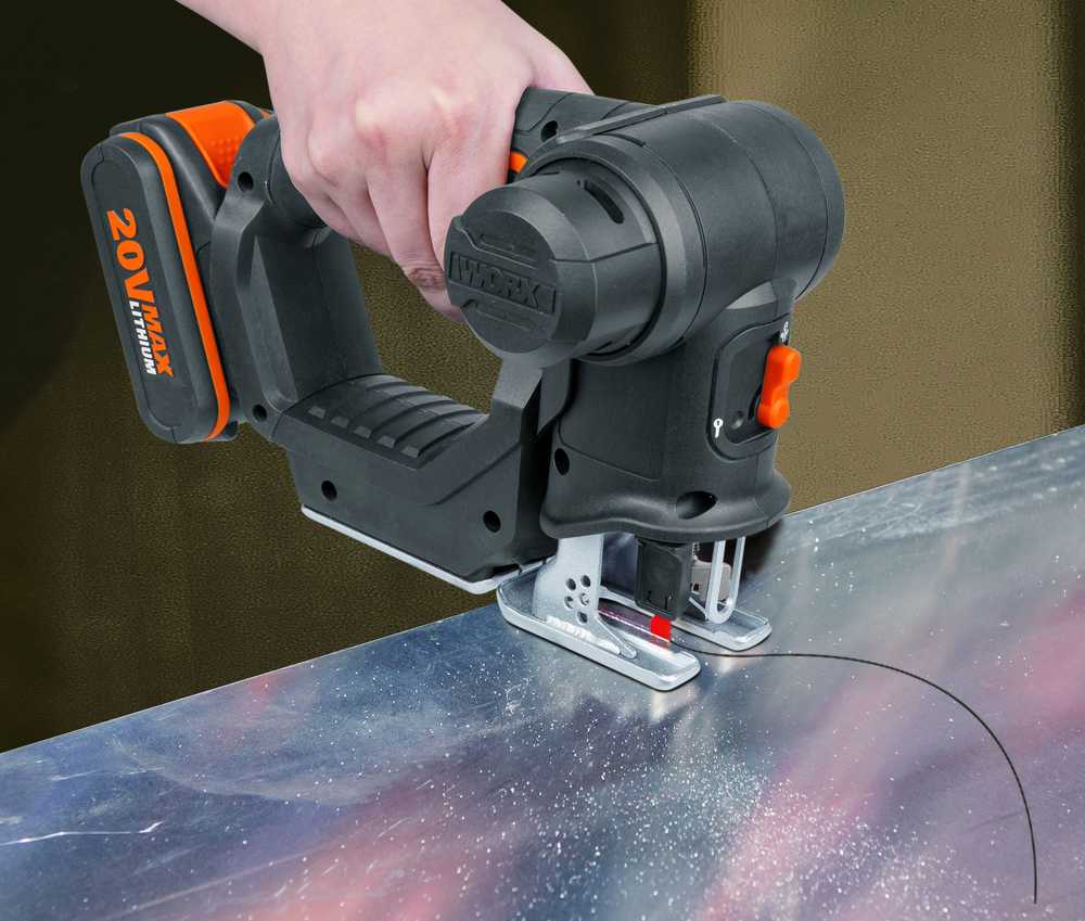 Akumuliatorinis siaurapjūklis WORX WX550.9 (be akum. ir kroviklio)