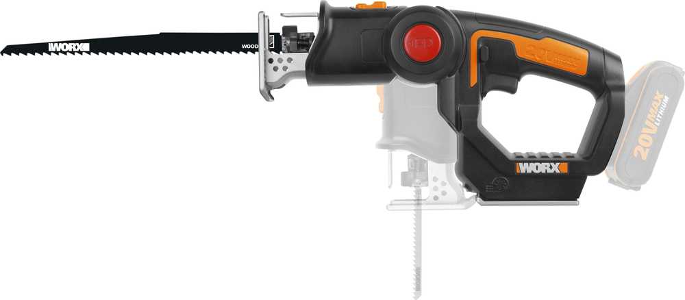 Akumuliatorinis siaurapjūklis WORX WX550.9 (be akum. ir kroviklio)