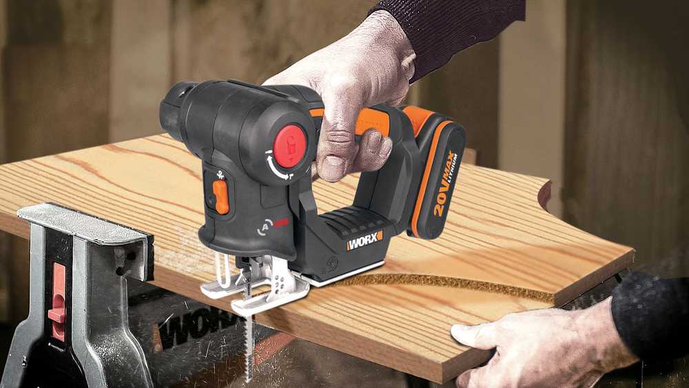 Akumuliatorinis siaurapjūklis WORX WX550.9 (be akum. ir kroviklio)