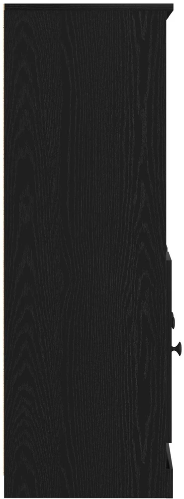 Aukštas spintelė Juodas ąžuolas 132 x 35,5 x 103,5 cm