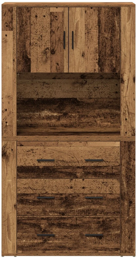 Aukštas spintelė Senas medis 80 x 33 x 150 cm Apdirbta mediena
