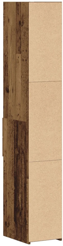Knygų lentyna su stalčių Senas medis 30 x 42.4 x 185.2 cm