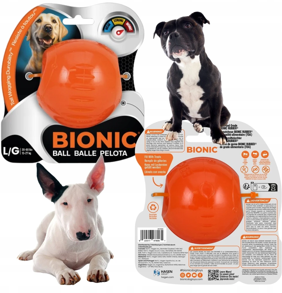 X-Bionic Bionic - BIONIC kamuoliukas - ryškiai oranžinis - didelis 8,2 cm