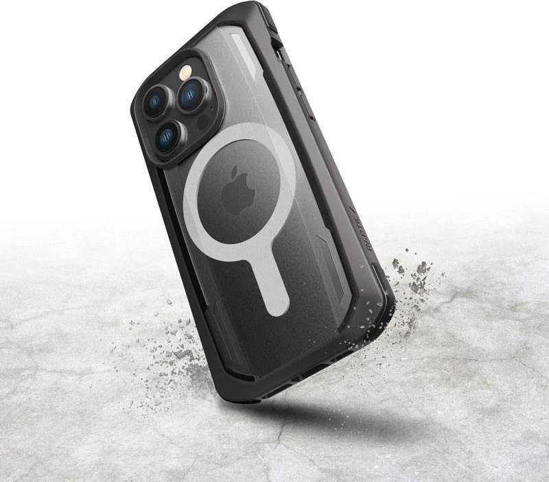 Raptic X-Doria Secure Apple iPhone 14 Pro Max su MagSafe armored dėklas telefonui juodos spalvos