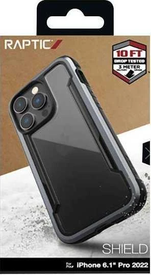 Raptic X-Doria Shield Apple iPhone 14 Pro armored dėklas telefonui juodos spalvos