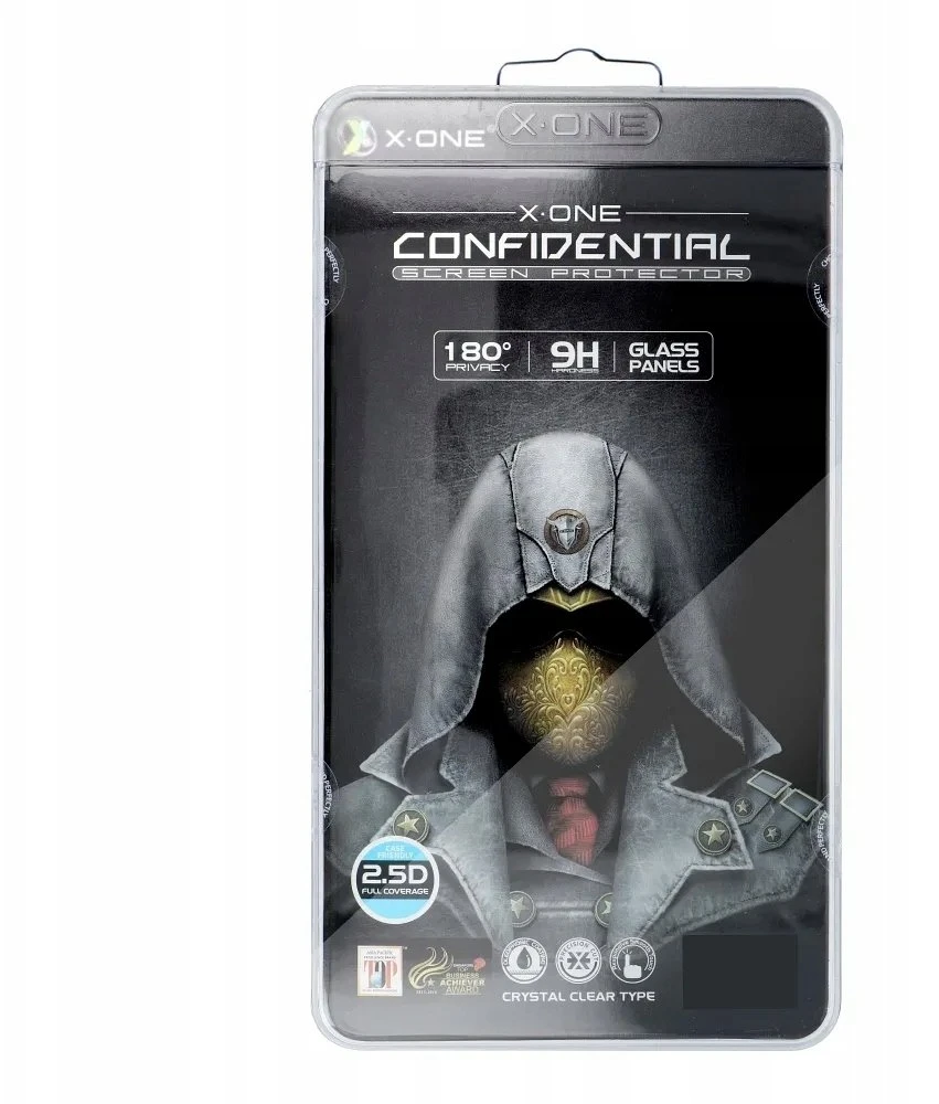 Grūdintas stiklas skirtas Samsung A57 5G X-One Full Cover Extra Strong Privacy (full glue) juoda