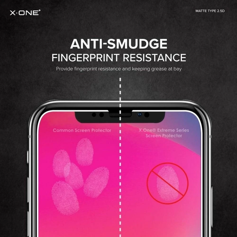 X-ONE Full Cover Extra Strong Crystal Clear - for iPhone 13/13 Pro/14/16e / 17e tempered glass 9H