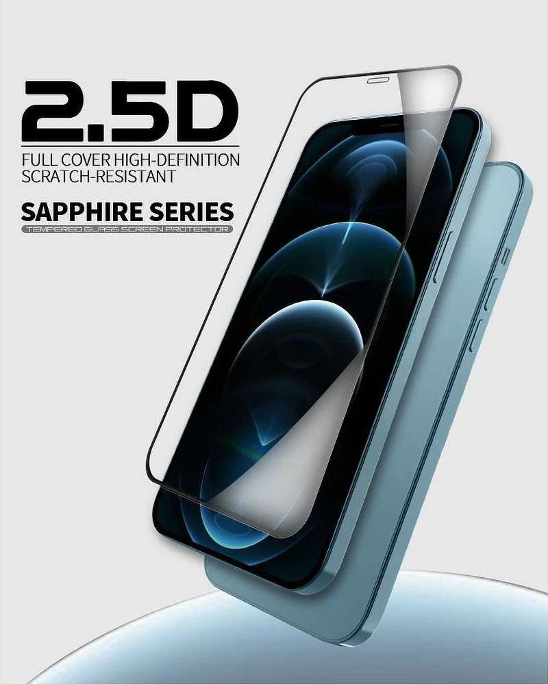 X-ONE 2.5D pilnas dėklas SAPPHIRE – skirtas iPhone 13 Pro Max/14 Plus