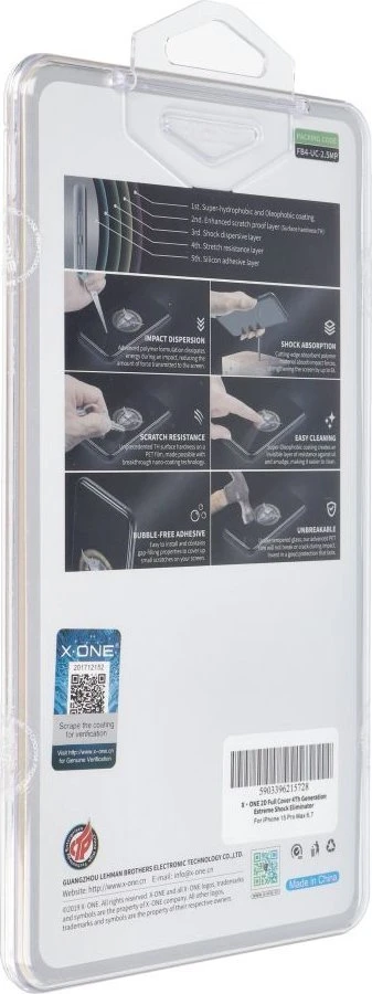 X-ONE Extreme Shock Eliminator 4 gen. - skirtas iPhone 15 Pro Max