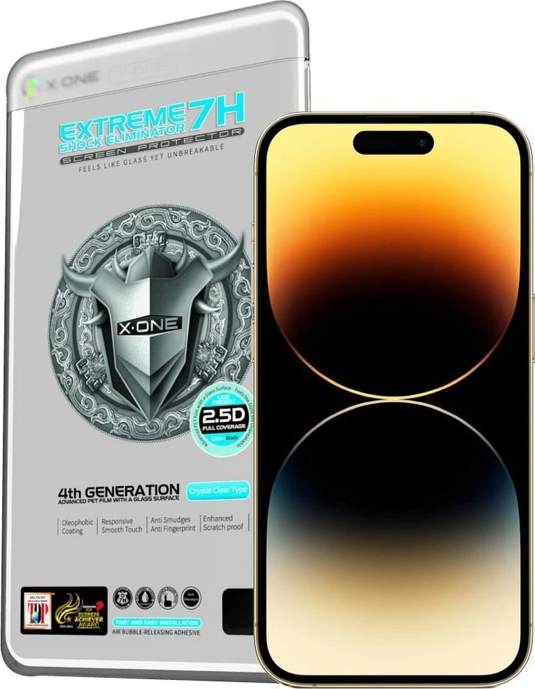X-ONE Extreme Shock Eliminator 4 gen. - skirtas iPhone 14 Pro/15