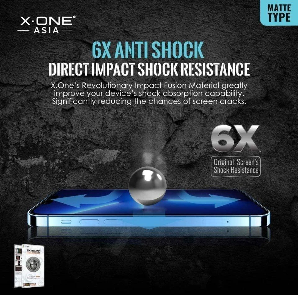 X-ONE Extreme Shock Eliminator 4 gen. (Matte serija) – skirta iPhone 13 Pro Max/14 Plus