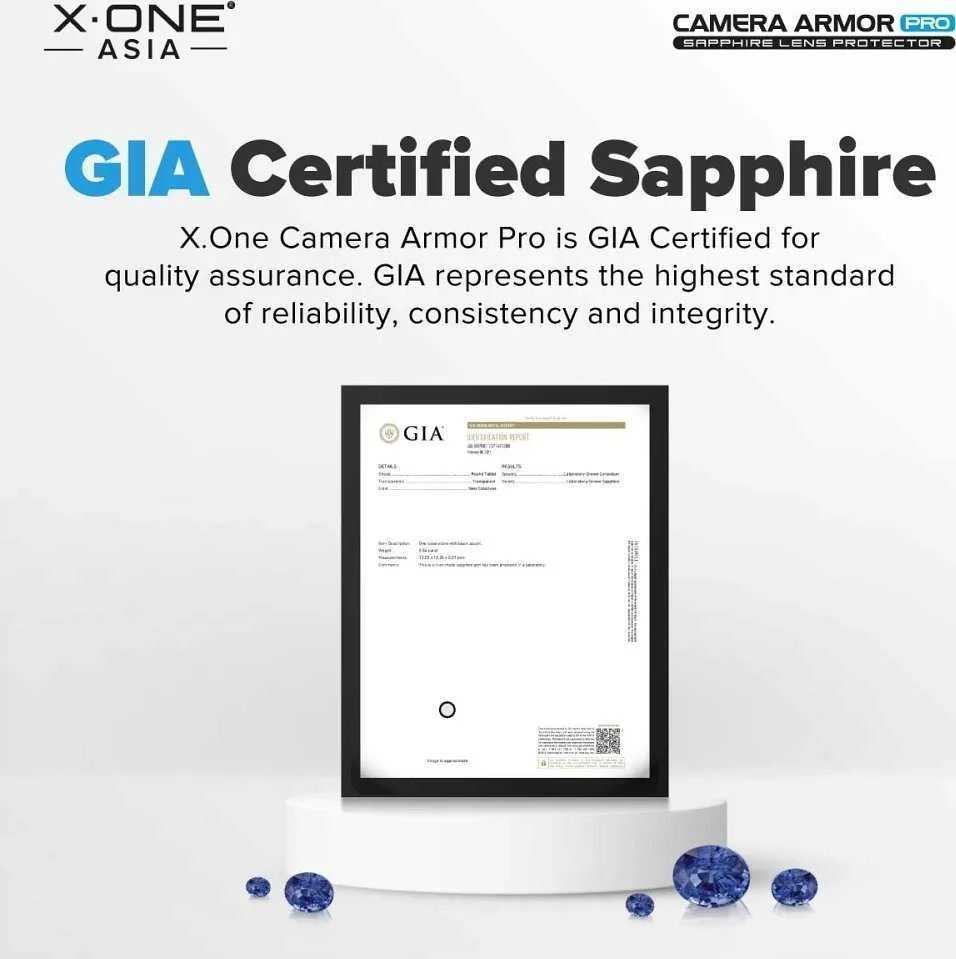X-ONE Sapphire Camera Armor - skirtas Samsung Galaxy S25