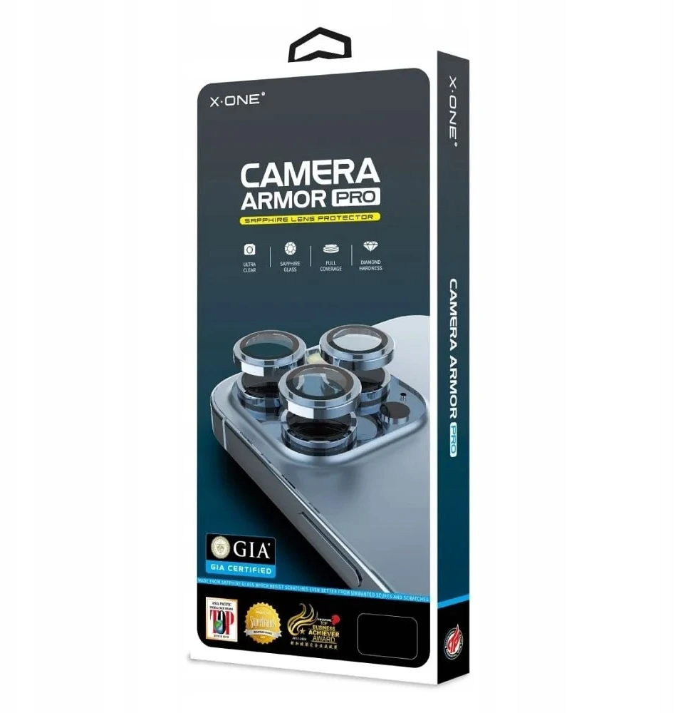 Sapphire kameros objektyvo stiklas, skirtas iPhone 17 AIR X-One Camera Armor Pro