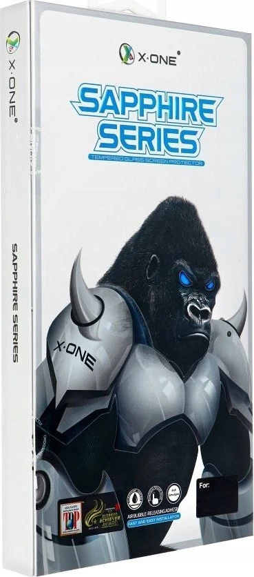 X-ONE 2.5D pilnas dėklas SAPPHIRE – skirtas iPhone 17 Pro Max / 18 Pro Max