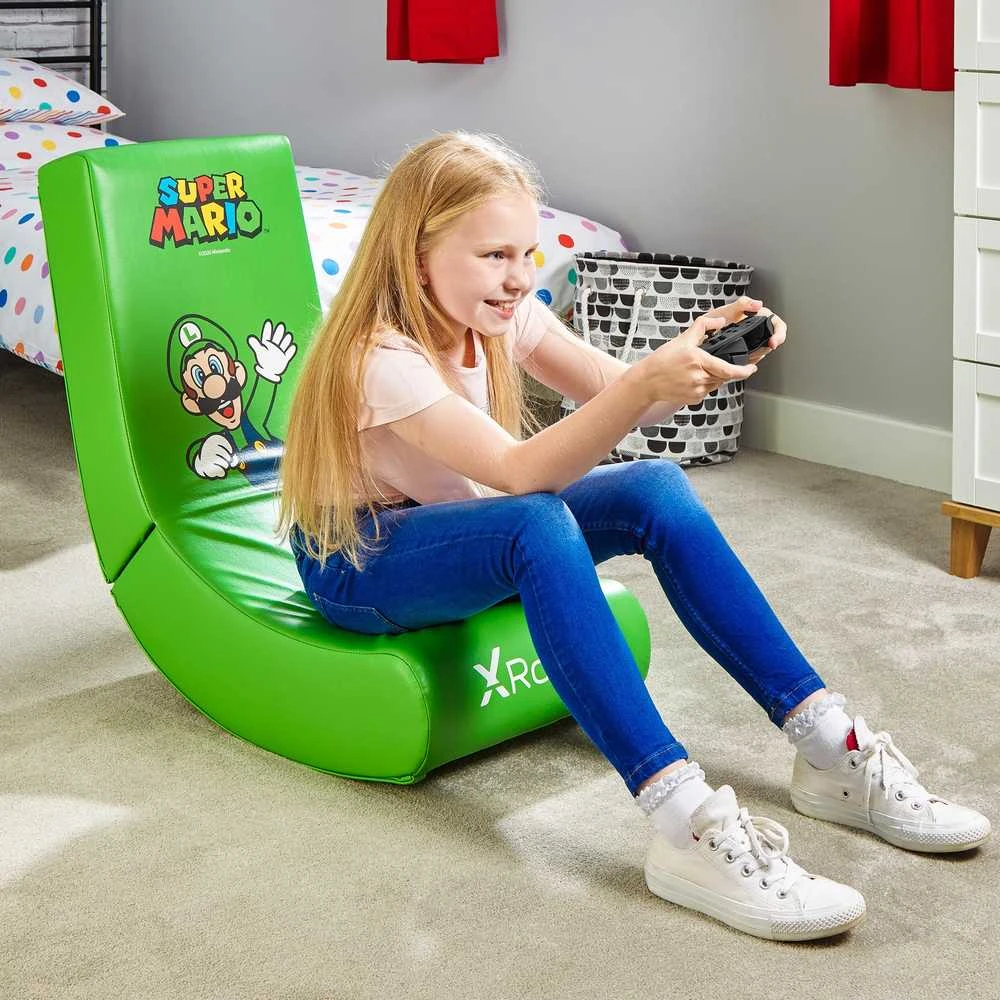 Xrocker „X-Rocker“ – „Nintendo Video Rocker“ – „Super Mario ALL-STAR“ kolekcija – Luigi